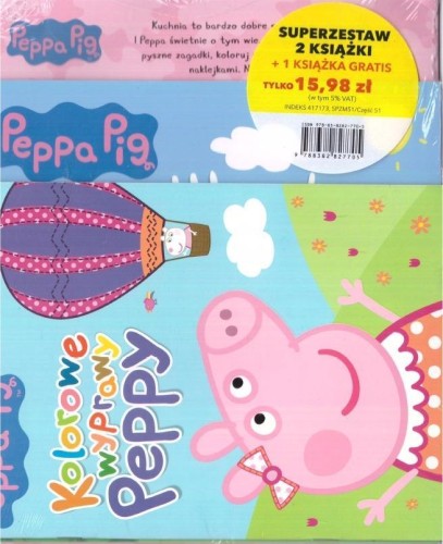 Zestaw 3 książeczek: Świnka Peppa, praca zbiorowa