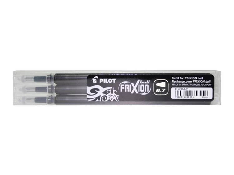Wkład FriXion BLS-FR7 B czarny 3szt PILOT, PILOT