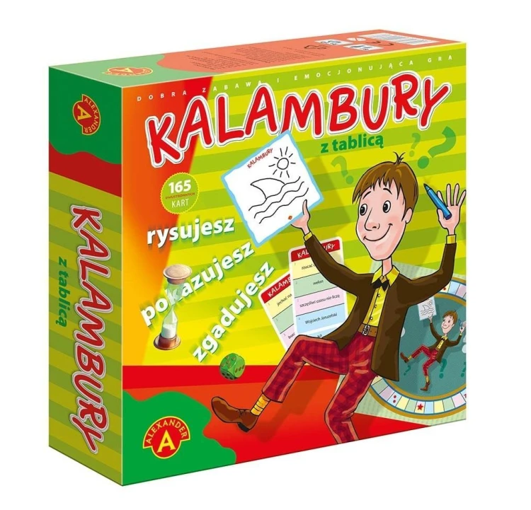 Kalambury z tablicą ALEX, Alexander