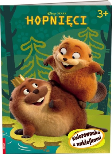 Disney Hopnięci. Kolorowanka z naklejkami