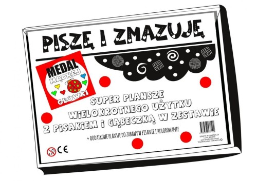 Piszę i zmazuję. Super zestaw dużych plansz...
