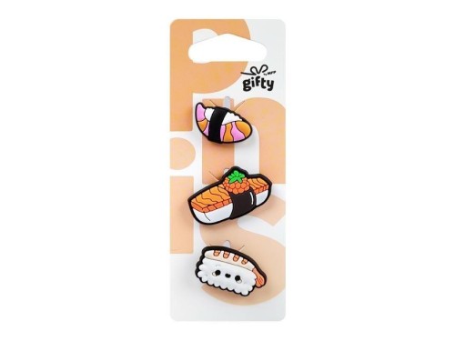 Przypinki silikonowe sushi 3szt, MFP