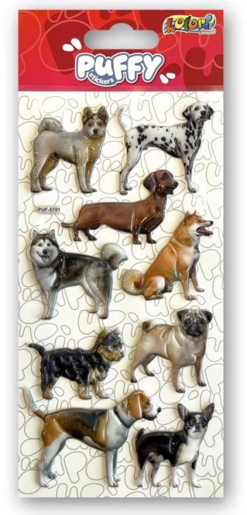 Naklejki puffy Dogs PENMATE, Penmate