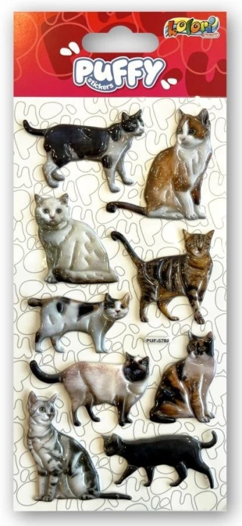 Naklejki puffy Cats PENMATE, Penmate