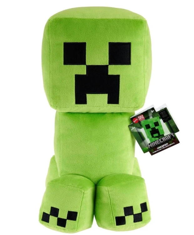 Minecraft Creeper Duży pluszak, Mattel