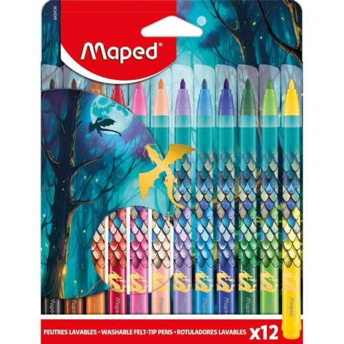 Flamastry Dragon 12kol MAPED, Maped