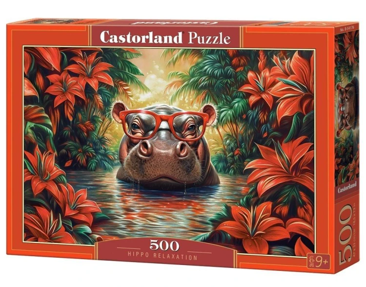 Puzzle 500 Hippo Relaxation CASTOR, Castorland