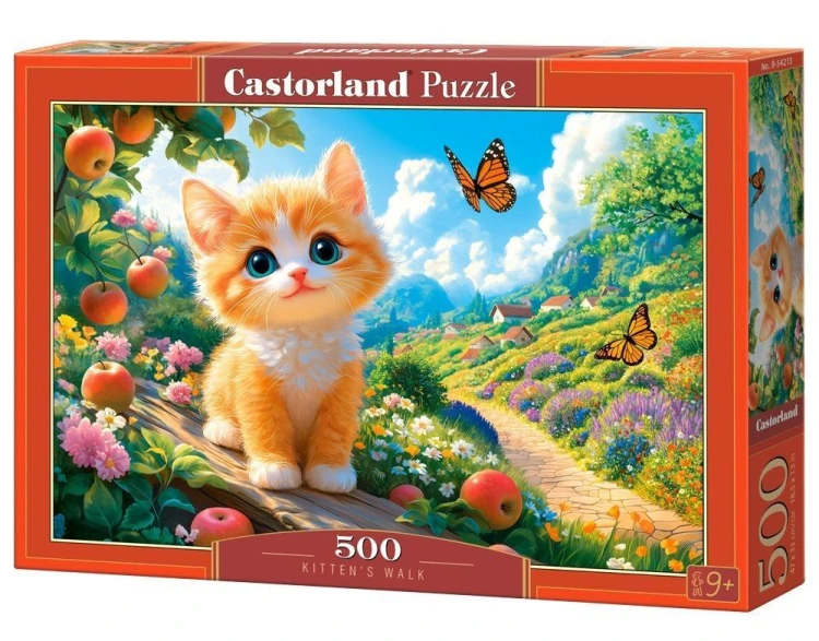 Puzzle 500 Kitten's Walk CASTOR, Castorland