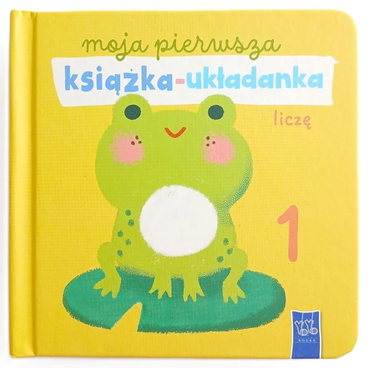 Moja pierwsza książka-układanka. Liczę