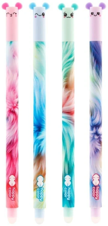 Długopis wymaz. Uszaki nieb (12szt) HAPPY COLOR