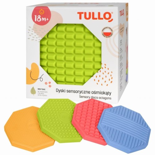Dyski sensoryczne ośmiokąty 4szt, Tullo