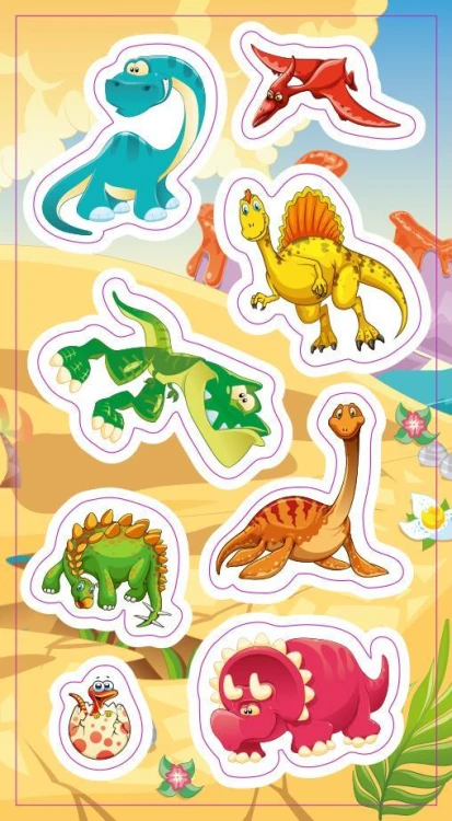 Naklejki Dinozaury, Ranok-Creative