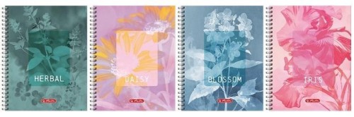 Kołozeszyt A5/80K kratka Blossom (5szt) HERLITZ