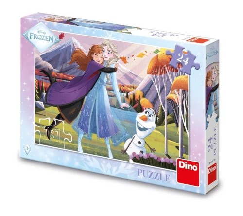 Puzzle Kraina Lodu Siostry w objęciach 24el