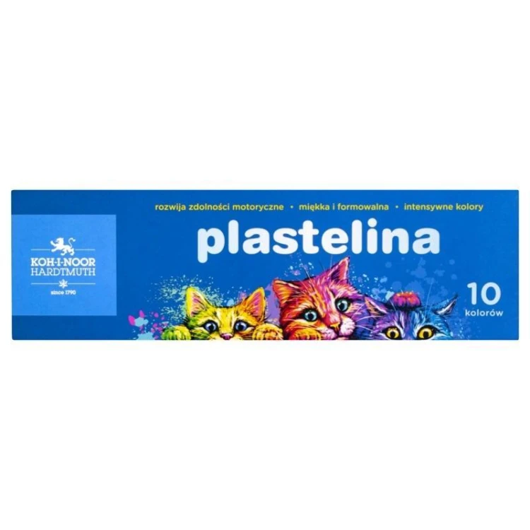 Plastelina 1315S1 10 kolorów Kotki, Koh-I-Noor