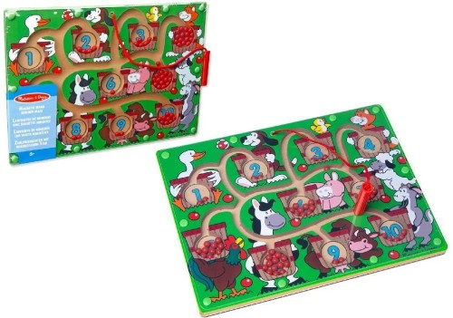 Labirynt magnetyczny drewniany, Pro Kids