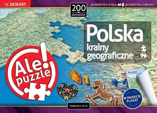 Puzzle - Polska Krainy geograficzne, Demart