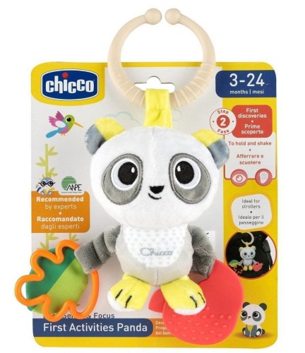 Grzechotka z gryzakiem panda, Chicco