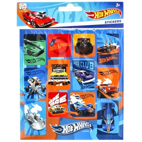 Naklejki kwadrat Hot Wheels, STARPAK
