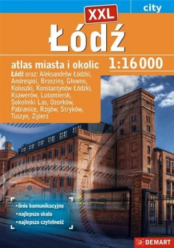 Atlas miasta Łódź plus 15 1:16000, praca zbiorowa