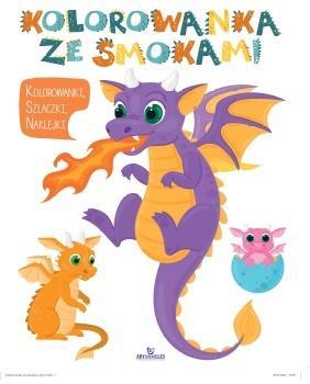 Kolorowanka ze smokami, praca zbiorowa