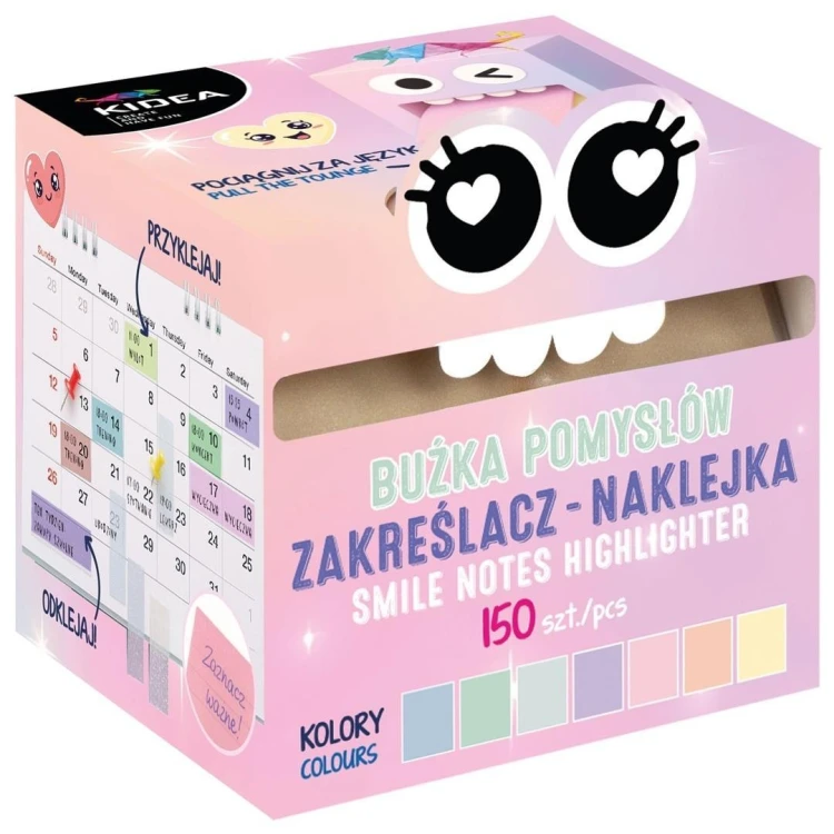 Karteczki indeksujące w rolce KIDEA, DERFORM