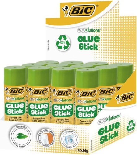 Klej ECOlutions Glue Stick 36g (12szt) BIC, BIC