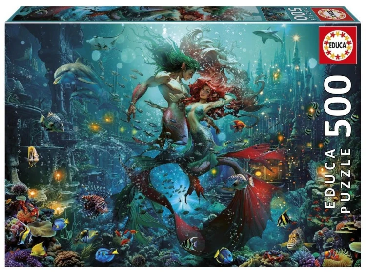 Puzzle 500 Atlantyda, Educa