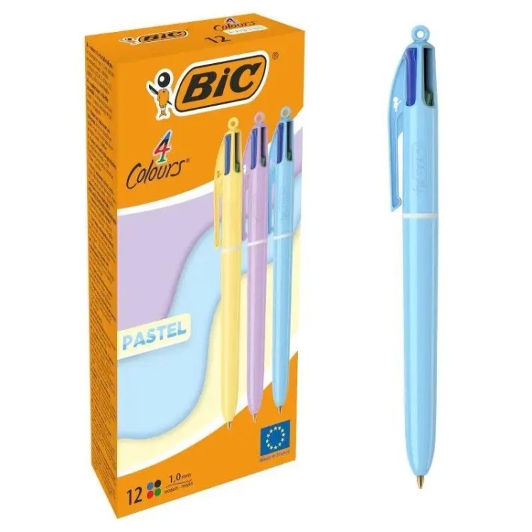 Długopis 4 Colours Pastel (12szt) BIC, BIC