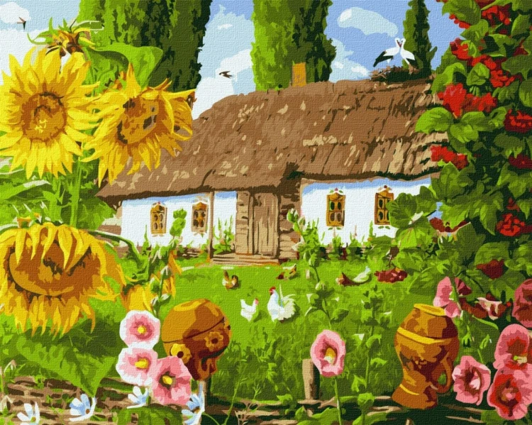 Malowanie po numerach - Sercu miły kraj 40x50cm