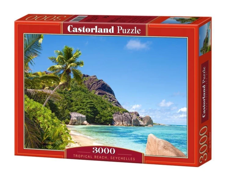 Puzzle 3000 Plaża tropikalna CASTOR, Castorland