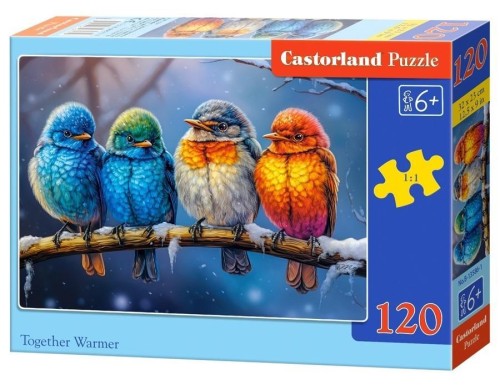 Puzzle 120 Together Warmer CASTOR, Castorland