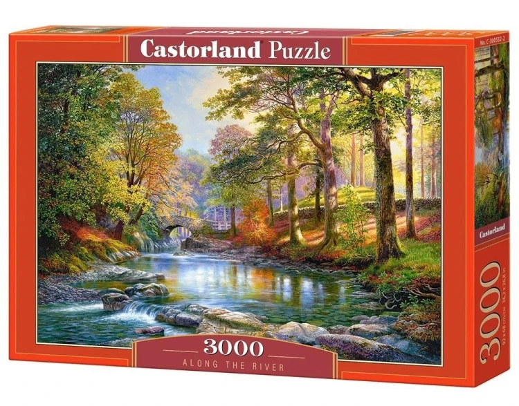 Puzzle 3000 Z biegiem rzeki CASTOR, Castorland