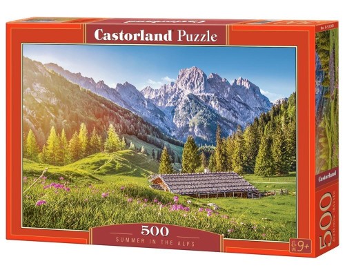 Puzzle 500 Lato w Alpach CASTOR, Castorland