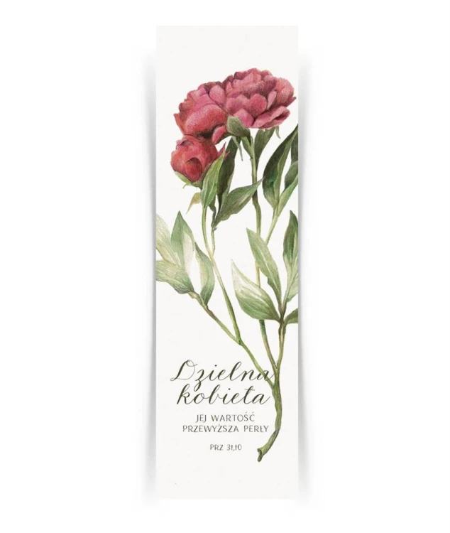 Zakładka duża - Dzielna kobieta, Szaron