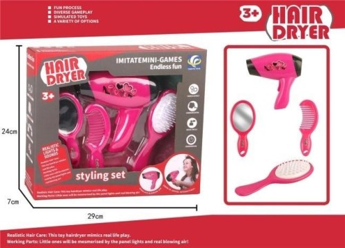 Akcesoria fryzjerskie z suszarką na baterie