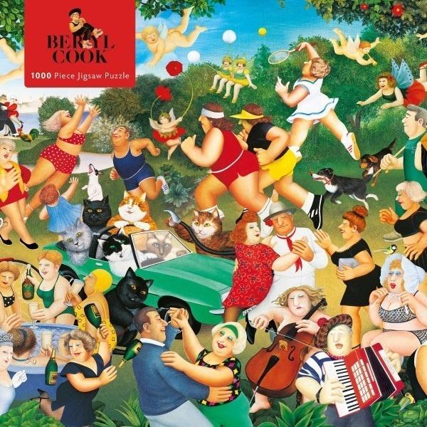Puzzle 1000 Dobre czasy Beryl Cook, Flame Tree
