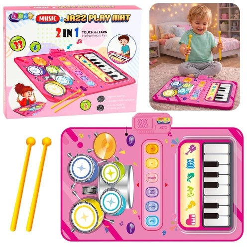 Mata muzyczna interaktywna 2w1, Leantoys