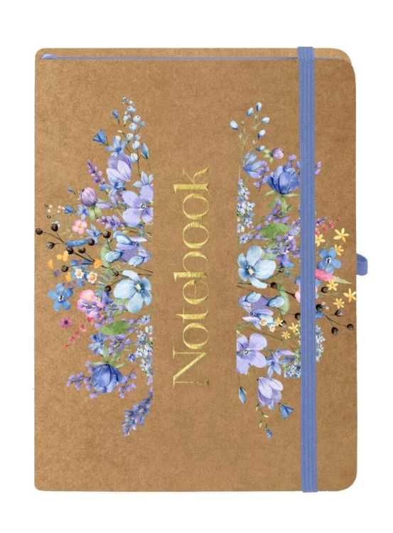 Notes A5 Kratka Kraft Blue, Antra