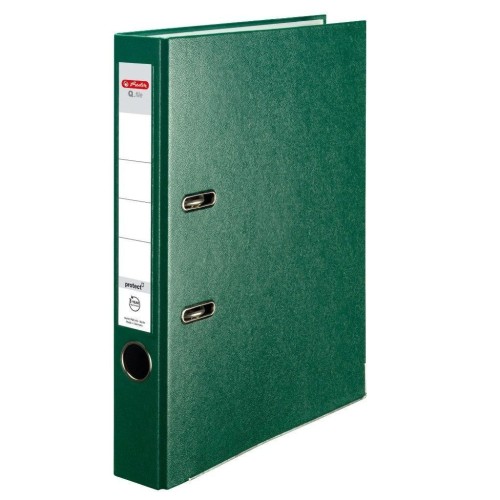 Segregator A4 5cm PP zielony Q file, HERLITZ
