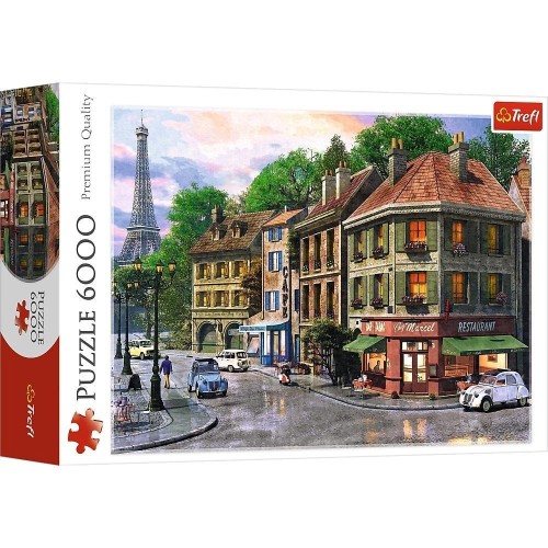 Puzzle 6000 Uliczka Paryża TREFL, Trefl