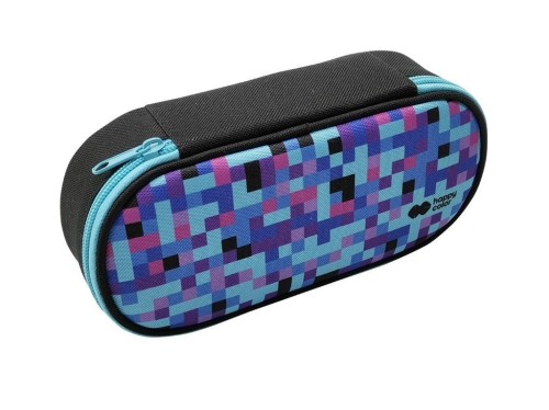 Piórnik saszetka Pixi blue owalny z zamkiem, GDD