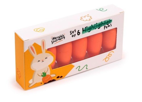 Zakreślacz Carrot 6szt, Puckator