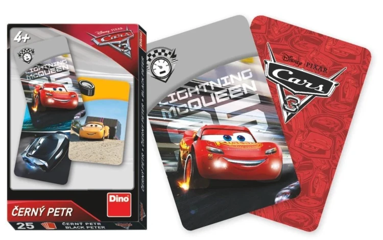 Karty Czarny Piotruś - Auta Cars 3, Dino Toys