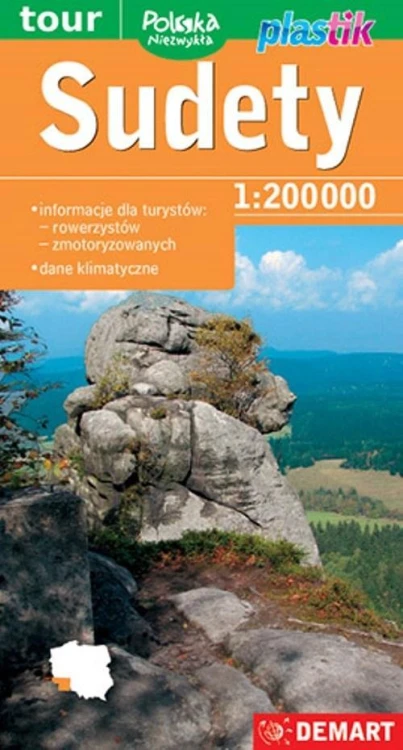 Mapa - Sudety 1:200 000, opracowanie zbiorowe