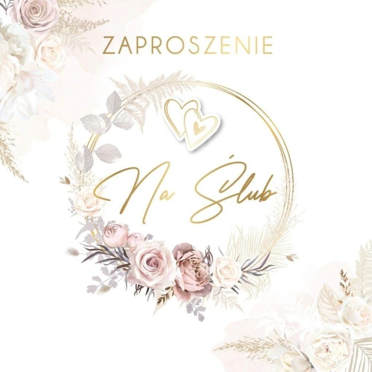 Zaproszenie Ślub (5szt)