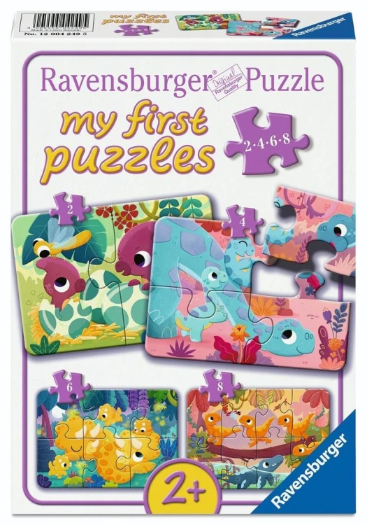 Puzzle 2/4/6/8 Dinosaur Friends, Ravensburger