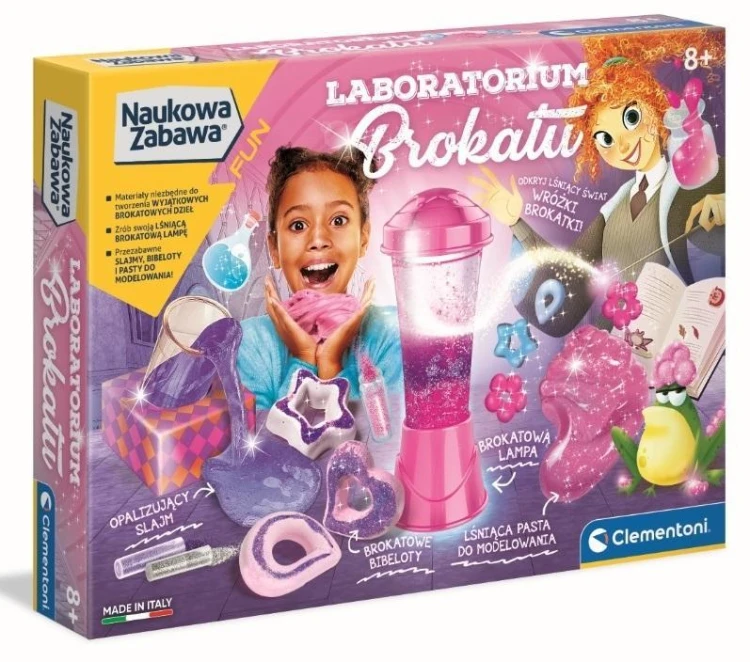 Naukowa zabawa. Laboratorium Brokatu, Clementoni