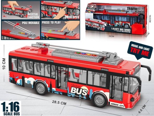 Autobus czerwony światło dźwięki 1:16, Madej