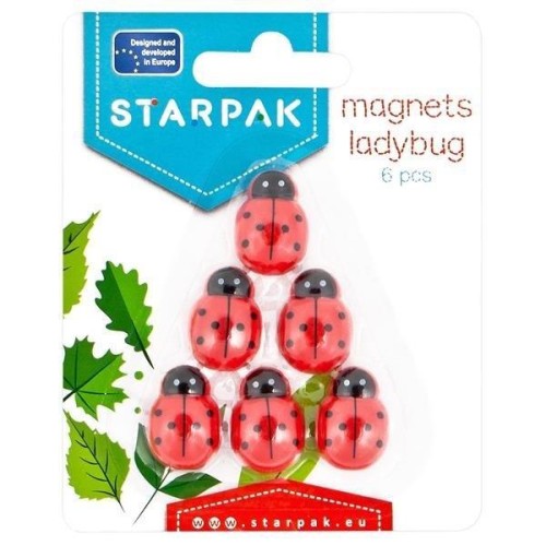 Magnes biedronka 6szt, STARPAK